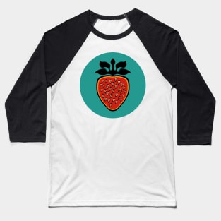 Strawberry Heart Berry Indigenous WAWEZHI CANADA Baseball T-Shirt